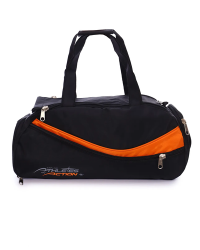 Спортивная сумка с карманом под обувь Athletes in Action черный/оранжевый арт 8