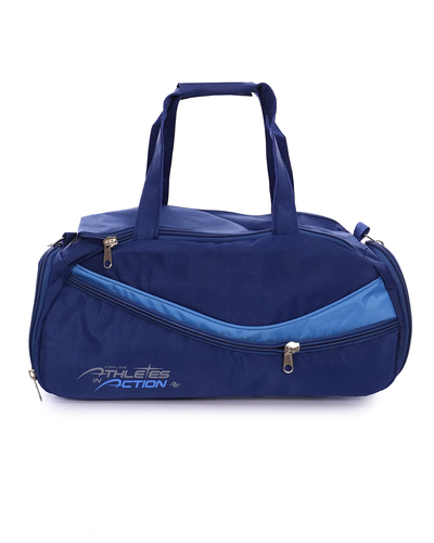 Спортивная сумка с карманом под обувь Athletes in Action синий/голубой арт 8